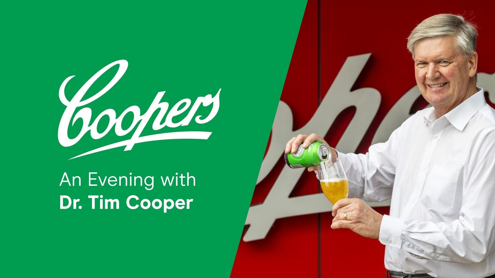Coopers Dinner w. Dr Tim Cooper