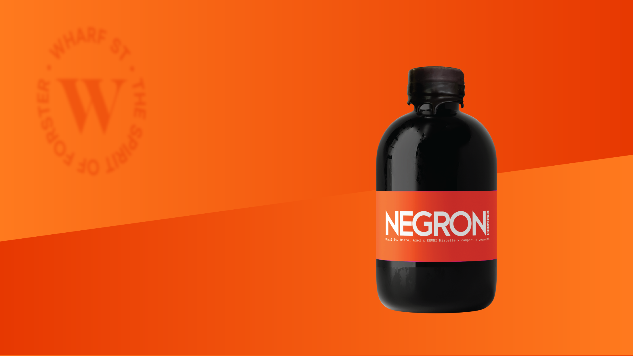 Raise the bar with the Wharf St. Signature Negroni